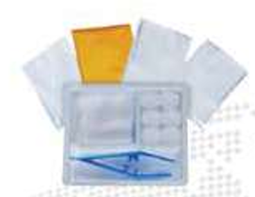 DISPOSABLE BASIC DRESSING SET-HAEMO, HARD TRAY 1 FORCEP SINGLE PACK